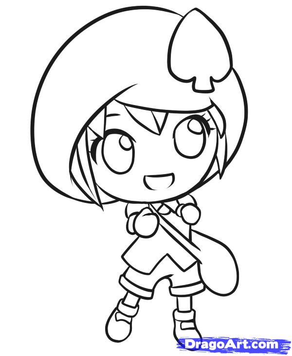 600x732 Step How To Draw Miki From Shugo Chara