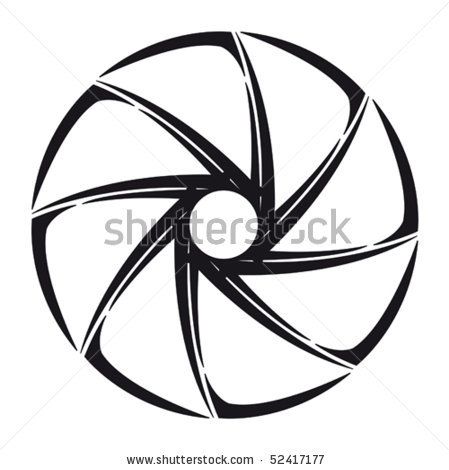 449x470 The Stylized Shutter Of Camera