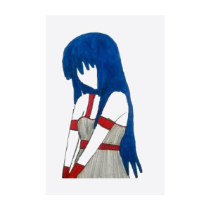 300x300 Shy Girl Drawing