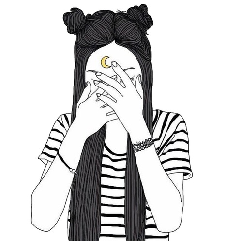 500x496 Shy Girl Looking Down Discovered