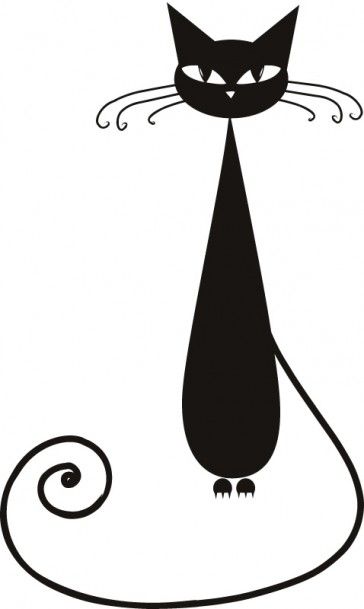 364x609 Siamese Cat Wall Sticker Cartoon Animal Wall Art Houses Cat