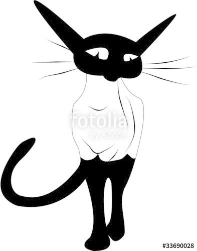 393x500 Siamese Cat Stock Image And Royalty Free Vector On Fotolia