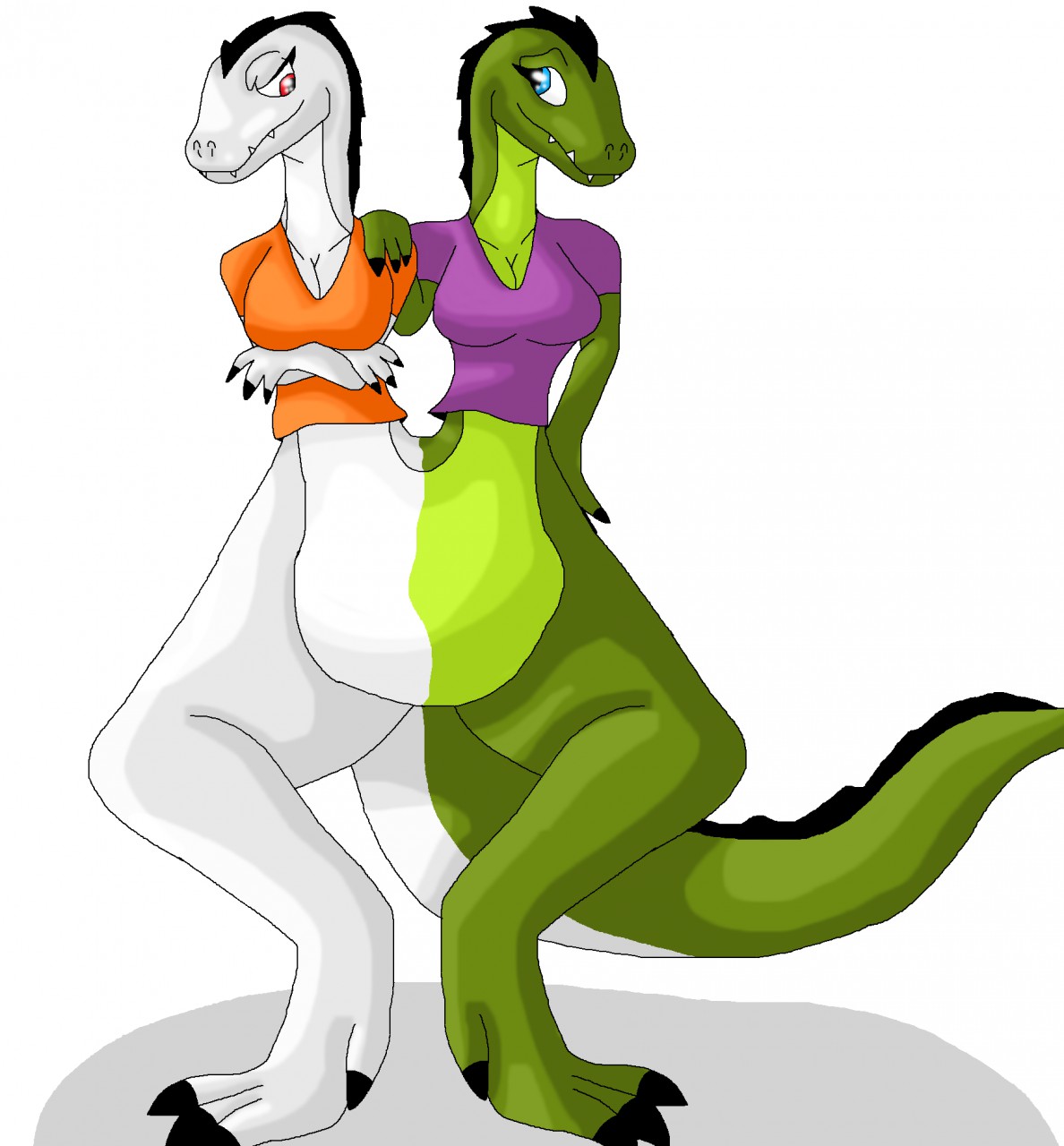 1188x1280 T Rex Conjoined Twins