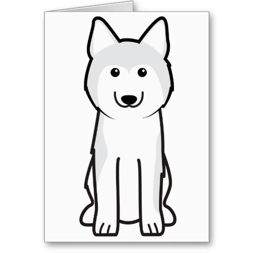 512x512 siberian husky dog cartoon cards siberian husky siberian husky