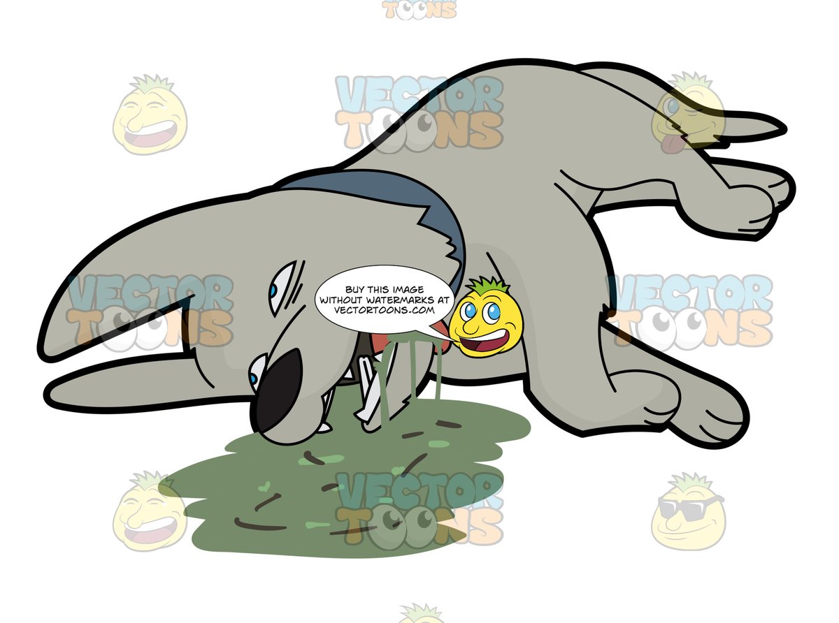 1200x892 A Poor Dehydrated Sick Dog Clipart Cartoons