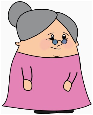 310x381 Sick Grandmother Clipart