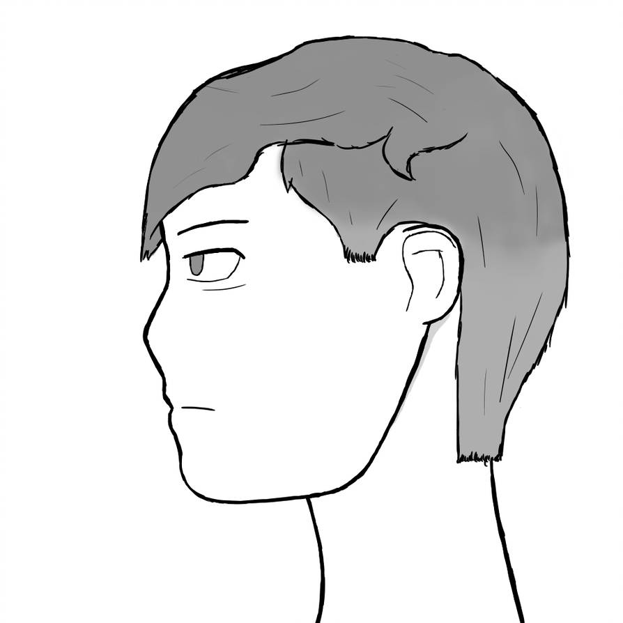 894x894 Side Face Sketch