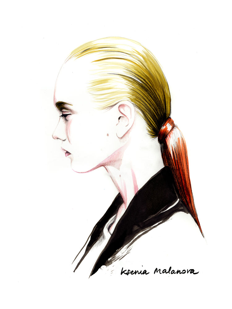 750x1000 Beautiful Fashion Portrait Illustrations