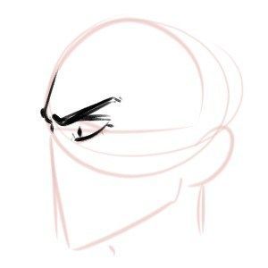 300x300 When Drawing An Angry Face From The Side, The Eyes Change A Lot