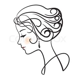 320x320 line art woman line art drawings, art, woman face