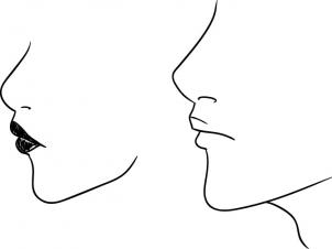 302x226 How To Draw Profile Faces And Mouths Side View