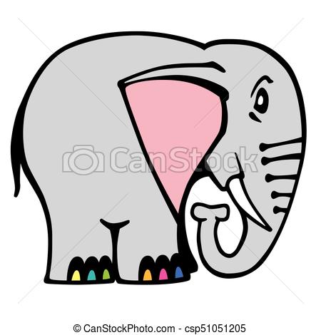 Side View Of Elephant Drawing | Free download on ClipArtMag