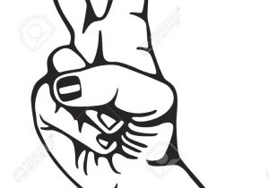 300x210 How To Draw Fingers Peace Sign