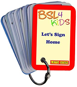 314x355 Bsl Let's Sign Home Signs Card Keyring, Line Drawings