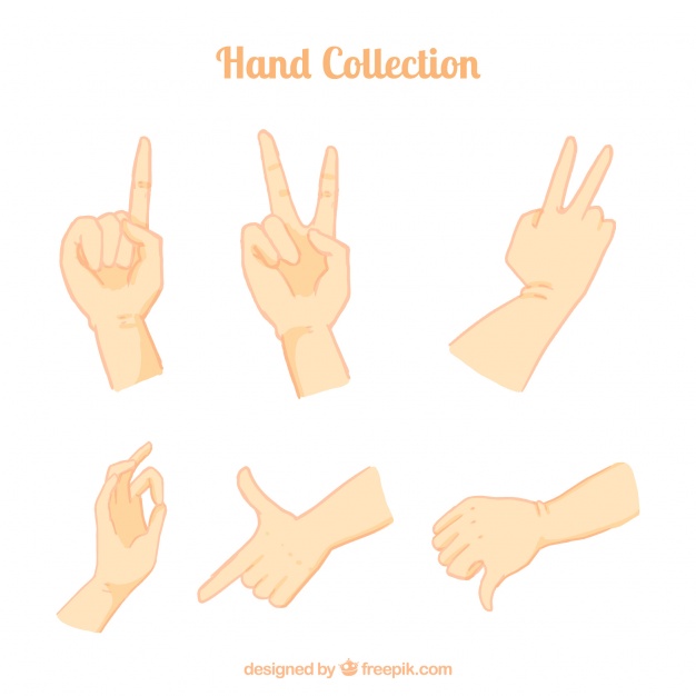 626x626 Drawings Of Hands Collection Vector Free Download
