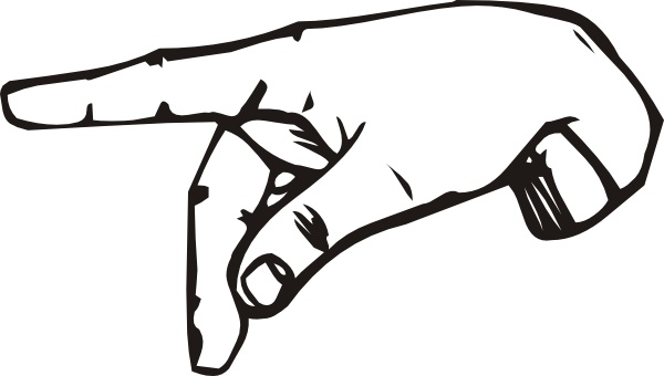 600x340 Sign Language P Clip Art Free Vector In Open Office Drawing