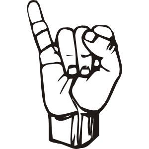 300x300 Sign Language For I