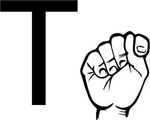 480x383 American Sign Language Alphabet Coloring Pages Elegant My A To Z