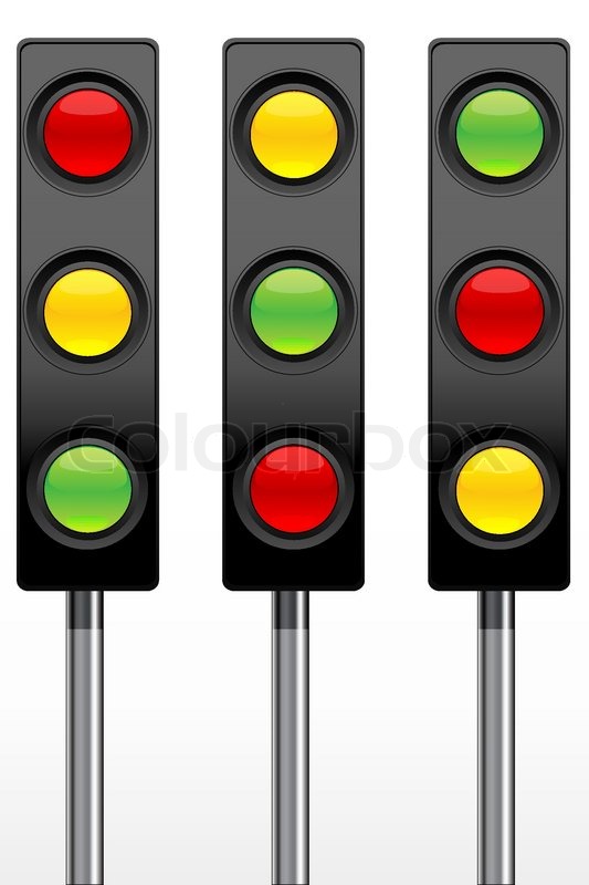 533x800 Illustration Of Traffic Signal Icon On Stock Vector Colourbox
