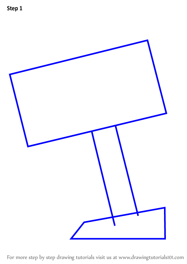 602x848 Learn How To Draw A Signpost