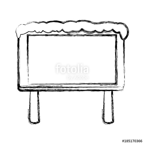 500x500 Wooden Signpost With Snow Stock Image And Royalty Free Vector