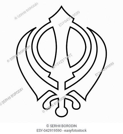 431x470 Khanda Sikh Weapon Stock Photos And Images Age Fotostock