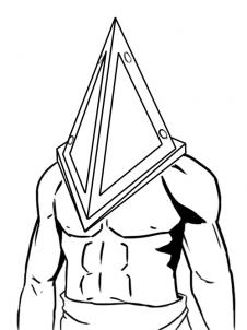 226x302 how to draw pyramid head, pyramid head from silent hill, step