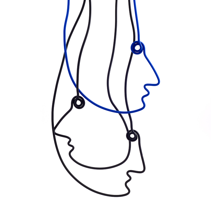 720x720 multi faces silicon necklace