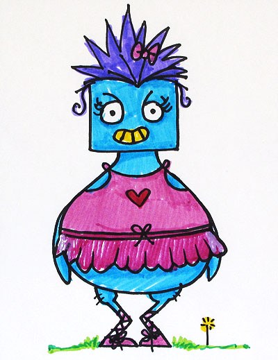 400x519 Create Your Own Silly Creature! Draw So Cute