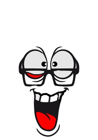 375x536 Silly Face Blank Template