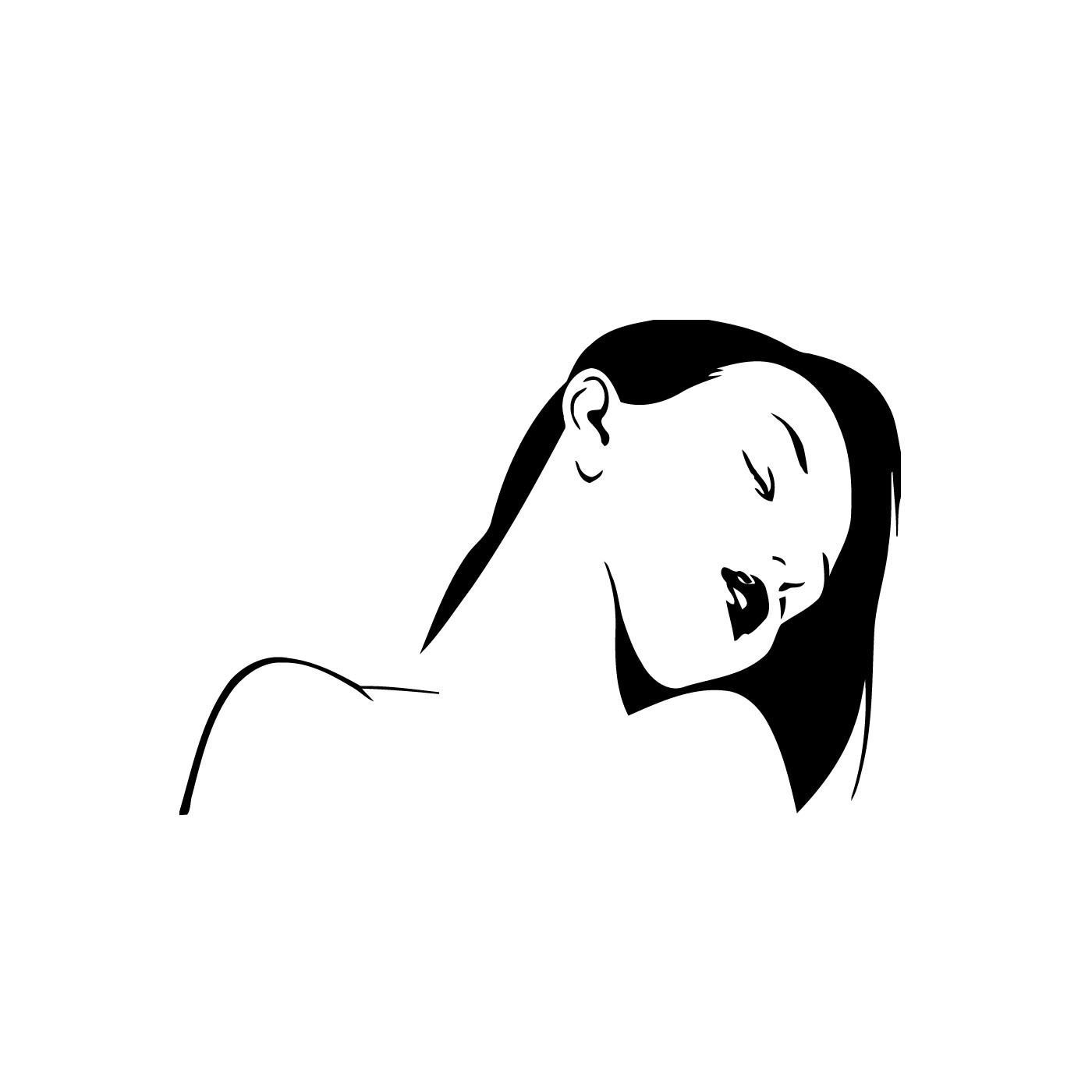 1400x1400 Lady Silo Vinyl Wall Decal Rysunki Drawings