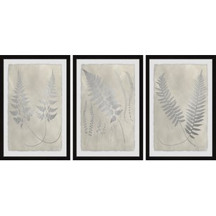 310x310 ferns gray silver wall art joss main