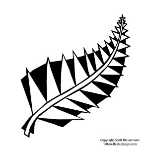 300x300 Silver Fern Koru Pattern Tattoos