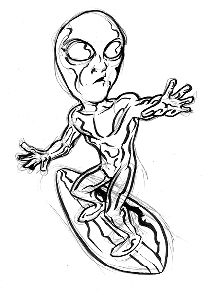 422x600 Silver Surfer Shonborn's Art Blog