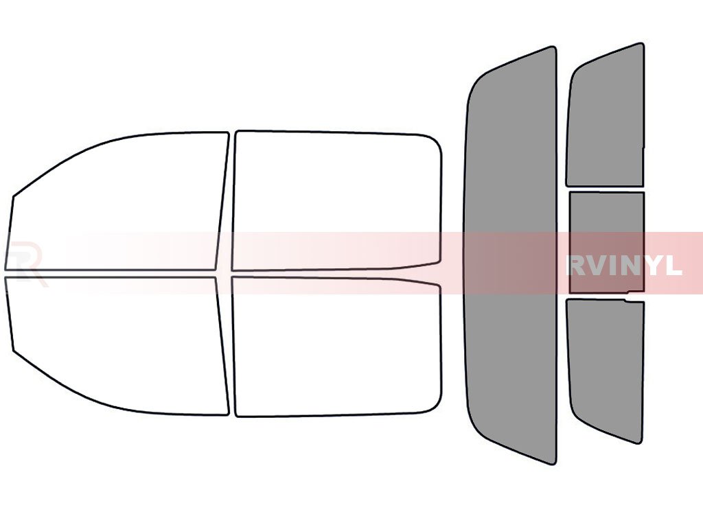 1024x768 Rtint Window Tint Kit For Chevrolet Silverado