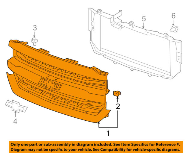 640x511 Cleanest On Ebay Silverado Chrome Grille Gm
