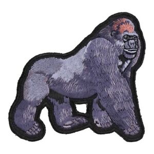 300x300 walking silverback gorilla patch, wild animal patches ebay