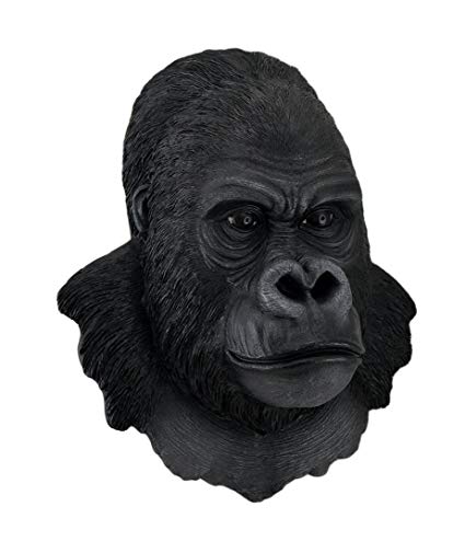 425x505 zeckos d silverback gorilla head wall sculpture