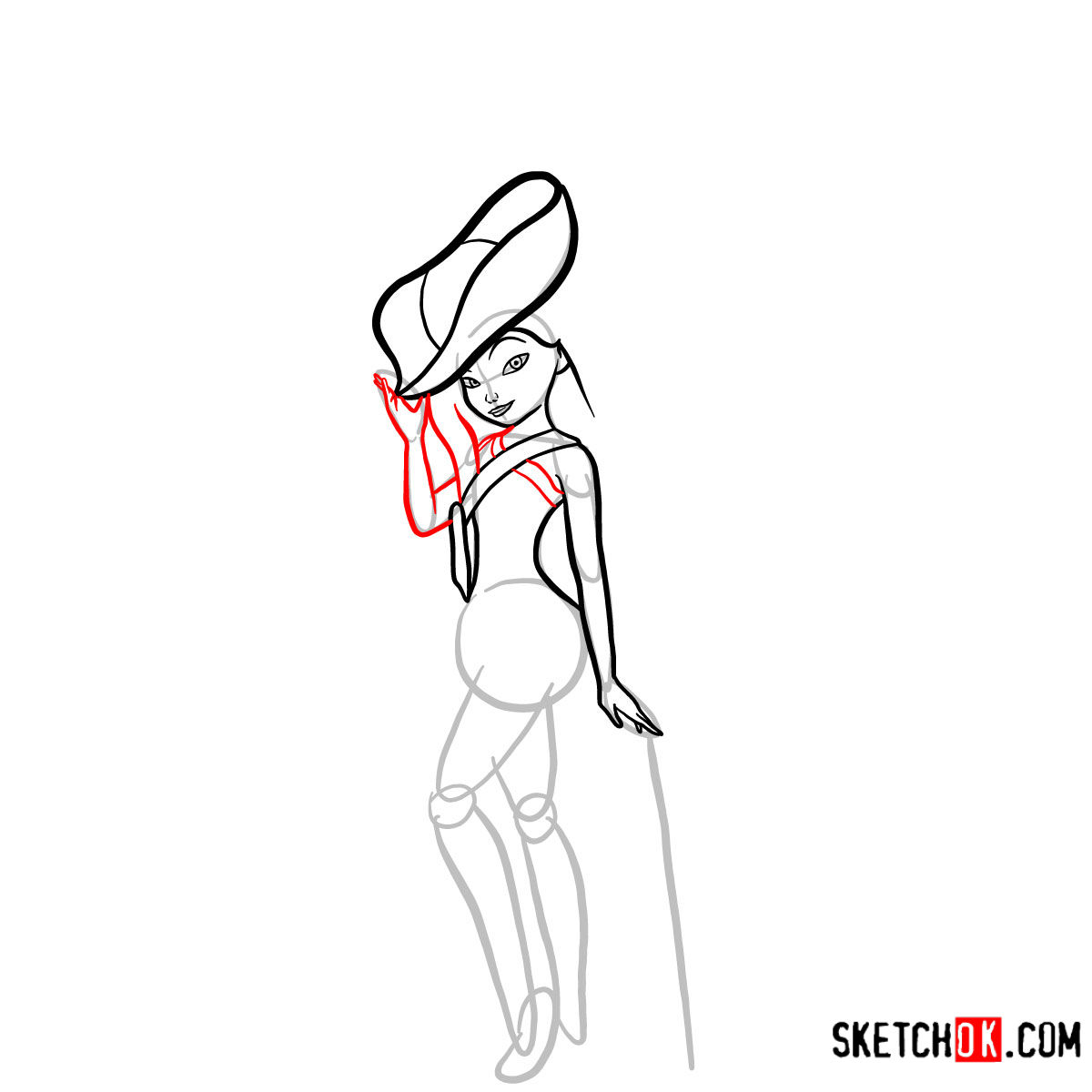 1200x1200 How To Draw Silvermist The Pirate Disney Fairies