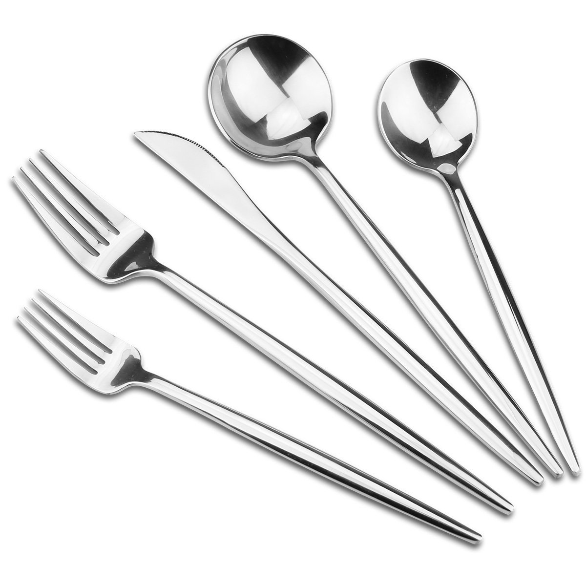 1200x1200 Silverware Set, Aoosy Luxury Modern Pieces