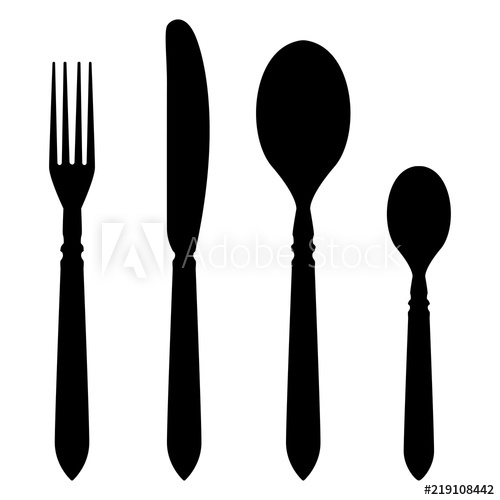 500x500 Cutlery Set