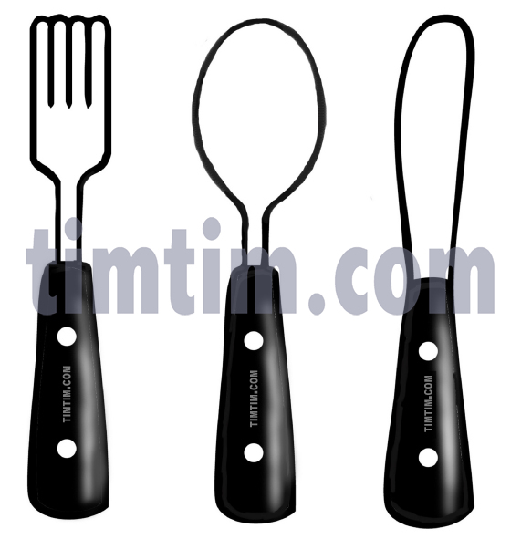 571x591 Free Drawing Of A Silverware Set Bw From The Category Cooking