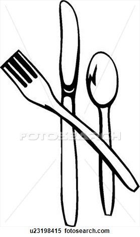 278x470 Food, Fork, Kitchen, Knife, Silverware, Spoon, Utensils, Clipart