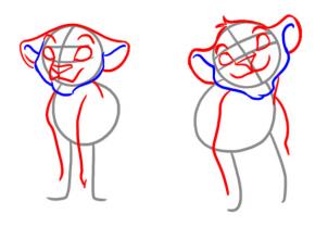 302x220 How To Draw How To Draw Simba And Nala