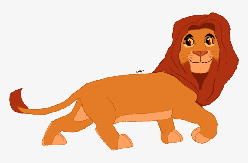 820x539 Simba Nala Lion Drawing Art