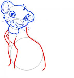286x302 How To Draw How To Draw Simba, Lion King