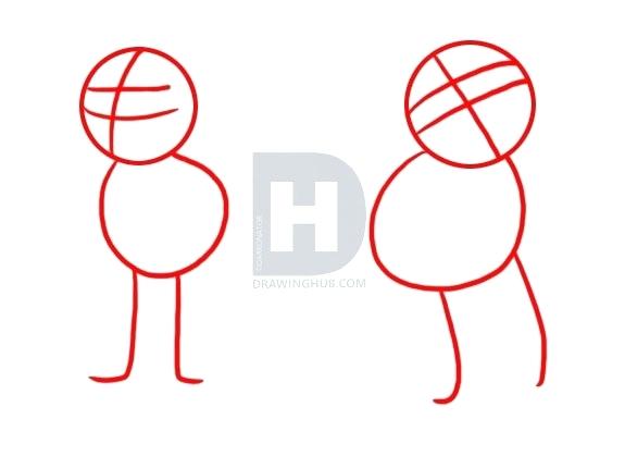 575x419 How To Draw Simba And Nala Step