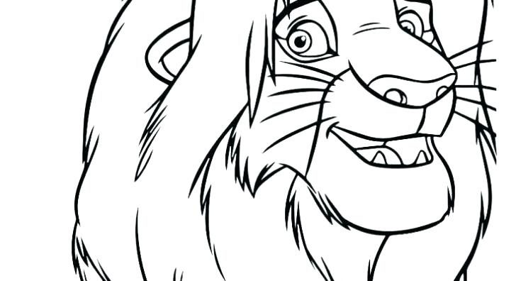 728x396 Simba Cub Coloring Pages Disney Colouring Lion King Free Printable