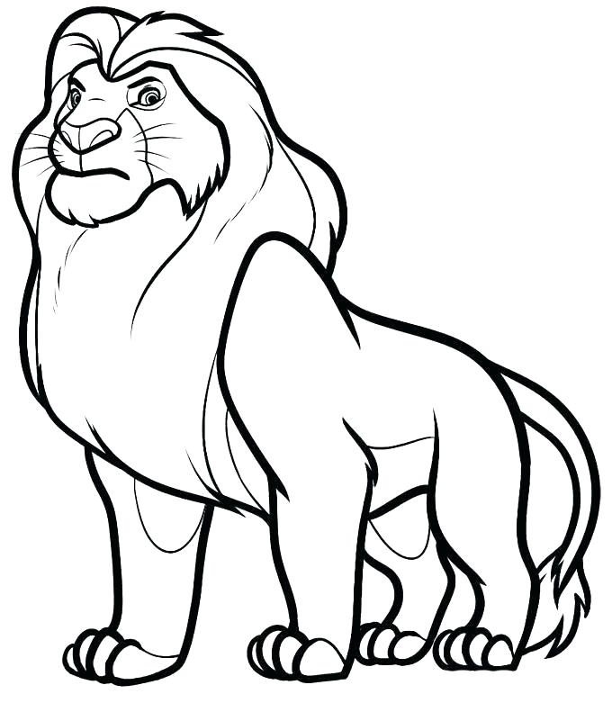 680x791 Simba Coloring Pages Coloring Pages Coloring