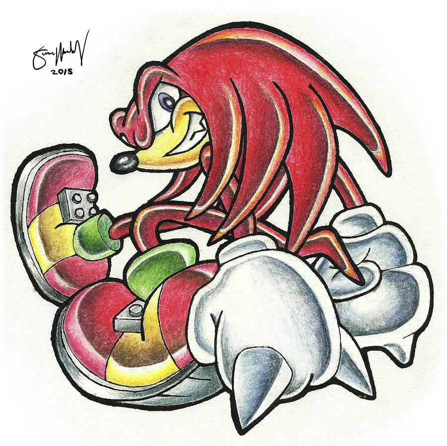 900x899 Knuckles Drawing Drawing